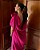 vestido longuete laço no ombro rosa - Imagem 4