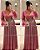 vestido recortes lurex rosa - Imagem 2