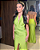vestido detalhe trançado verde - Imagem 2