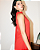 vestido capa lateral vermelho - Imagem 3