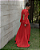 vestido costas abertas vermelho - Imagem 3