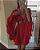 vestido curto fluído vermelho - Imagem 2