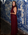 vestido babado longo vinho - Imagem 3