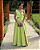 vestido ombro único verde lima - Imagem 3