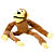 Brinquedo Macaco Pelucia Chalesco - Imagem 2