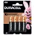 Pilha Alcalina AA Duracell - MN1500B4/74445 - Blister com 4 Pilhas - Imagem 1