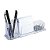 Porta Canetas, Clips e Lembretes Triplo Cristal Dellocolor Dello - 3031.H.0012 - Imagem 1