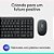 TECLADO E MOUSE SEM FIO BLUETOOTH LOGITECH MK250, PILHAS INCLUSAS E LAYOUT ABNT2, CINZA - Imagem 3