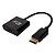 Conversor DisplayPort Macho para HDMI Fêmea Preto CB-DHDMI F3 - 620 - com Cabo de 19cm - Imagem 1