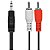 Cabo 2 Rca X P2 3.5Mm Stereo 1.5 M (Unid) - 2R35S-15 - Imagem 1