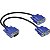 Cabo Y Vga Macho X 2 Vga Femea Avy-1M/2F - Imagem 1