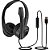 Headset Office com Microfone Fortrek HBS102 USB Preto - Imagem 1