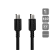 Cabo Para Celular Carregamento Usb Tipo-C P/ Usb Tipo-C 2.0 - Preto - 1 Metro - Pucp-01 - Imagem 1