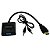 Cabo Conversor HDMI Macho para VGA Fêmea + Audio 25cm Monocron - 14899 - Imagem 2
