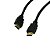 Cabo HDMI Macho x Macho 2.0 4K 2,0 Metros Conectores Banhado a Ouro Monocron Potencial Suprimentos - 14889 - Imagem 2