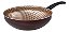 Panela Wok Antiaderente 28 Cm 4,3 L Mta Flora Chocolate - Imagem 4