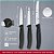Conjunto De Cozinha 3 Facas Swiss Classic Multiuso Preto Victorinox - Imagem 4