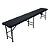 Banco Para Picnic Robust Bench Preto Nautika - Imagem 2