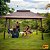 Gazebo Deluxx 4x4 Marrom Estrutura Resistente para Camping e Lazer NTK - Imagem 3
