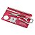 Cartão Canivete SwissCard 13 Funções Vermelho Translúcido Victorinox - Imagem 3