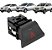 Interruptor Botão Pisca Alerta Chevrolet Agile Montana Onix Preto - Imagem 1