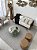 Tapete Sisal Belga Cinza D:111 - Imagem 4