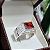 Anel formatura  prata masculino premium - Imagem 1