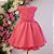 Vestido Infantil Juvenil Coral 6 ao 16 - Imagem 1