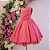 Vestido Infantil Juvenil Coral 6 ao 16 - Imagem 3