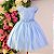 Vestido Princesa Azul 4 ao 12 - Imagem 1