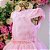 Vestido Rosa Bebê Cinto Perola 4 ao 12 - Imagem 2