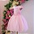 Vestido Rosa Bebê Cinto Perola 4 ao 12 - Imagem 4