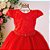 Vestido Vermelho Detalhe Renda 4 ao 12 - Imagem 4