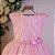 Vestido Rosa Cinto Laço 4 ao 12 - Imagem 3