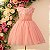Vestido Infantil Juvenil Coral 4 ao 12 - Imagem 1
