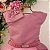 Vestido Rose Pregas Laço Ombro 4 ao 12 - Imagem 4
