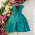 Vestido Infanto Juvenil Luxo Verde 6 ao 16 - Imagem 4