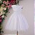 Vestido Infantil Juvenil Branco Bordado Cintura 4 ao 16 - Imagem 1