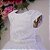 Vestido Infantil Juvenil Branco Bordado Cintura 4 ao 16 - Imagem 2