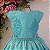 Vestido Infantil Juvenil Verde Tiffany 6 ao 16 - Imagem 4
