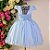 Vestido Azul Detalhe Organza 4 Ao 12 - Imagem 4