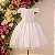 Vestido Infantil Juvenil Branco Luxo 4 ao 12 - Imagem 1