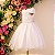 Vestido Infantil Juvenil Branco Luxo 4 ao 12 - Imagem 3