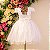Vestido Infantil Juvenil Branco Luxo 4 ao 12 - Imagem 5