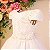 Vestido Infantil Juvenil Branco Luxo 4 ao 12 - Imagem 2