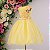 Vestido Infantil Amarelo Luxo 1 ao 3 - Imagem 3