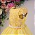 Vestido Infantil Amarelo Luxo 1 ao 3 - Imagem 2