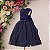 Vestido Infantil Luxo Marinho 1 ao 4 - Imagem 3