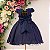 Vestido Infantil Luxo Marinho 1 ao 4 - Imagem 5