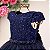 Vestido Infantil Luxo Marinho 1 ao 4 - Imagem 2